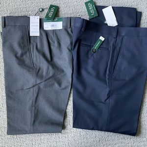Ralph Lauren Boys dress pants 2 pair Navy and Grey